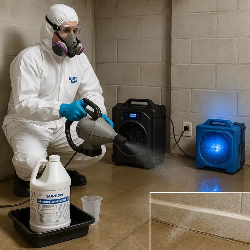 Sanitization and Odor Removal process in Wildwood, TX