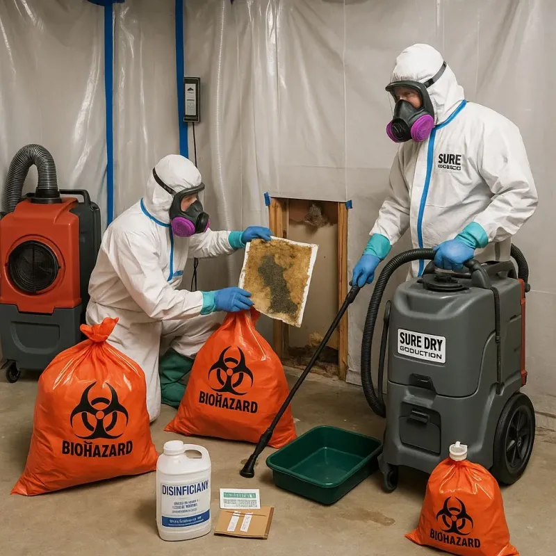 Contaminated Water Handling Protocols process in Wildwood, TX