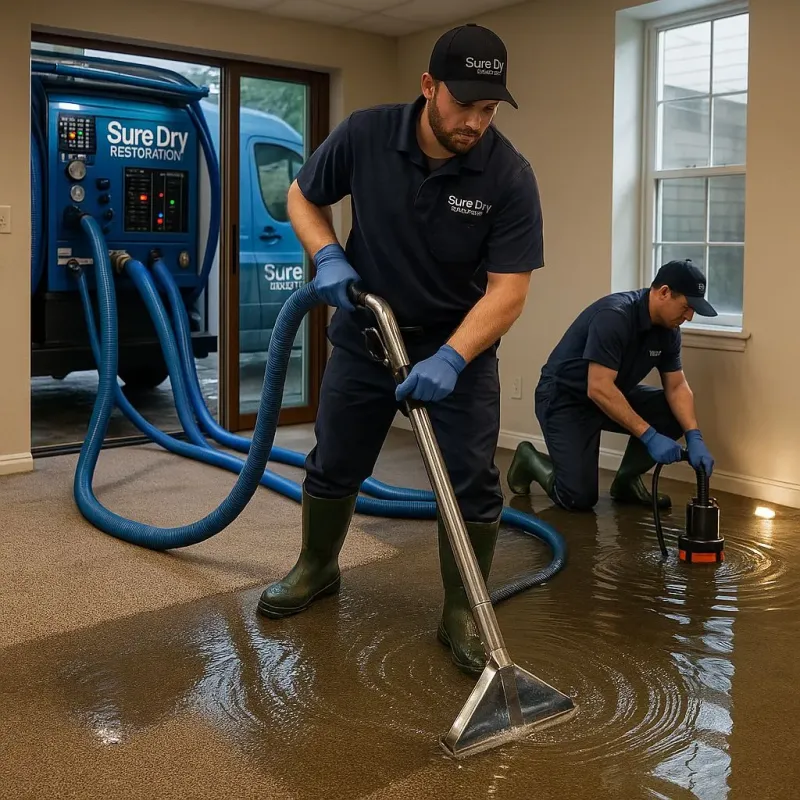 Water Extraction and Removal process in Wildwood, TX
